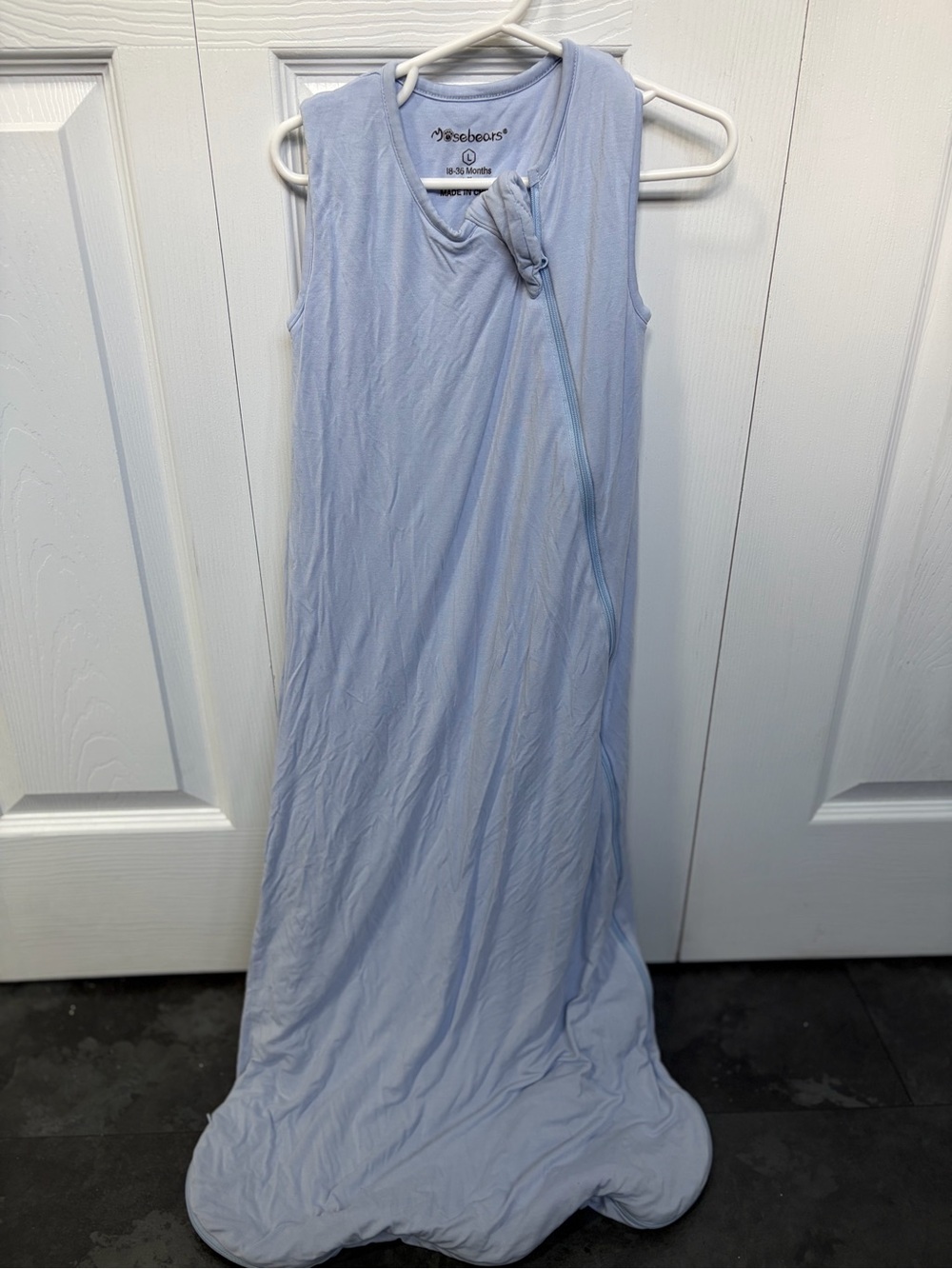1.0 tog sleep sack in pale blue